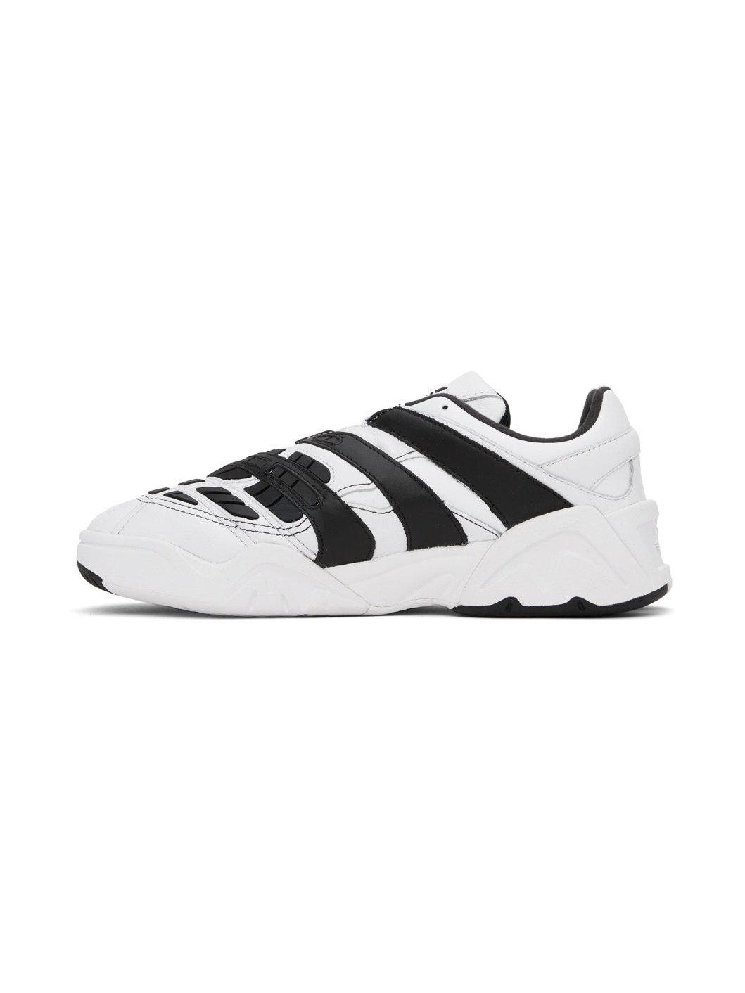 White & Black Predator XLG Sneakers - 3