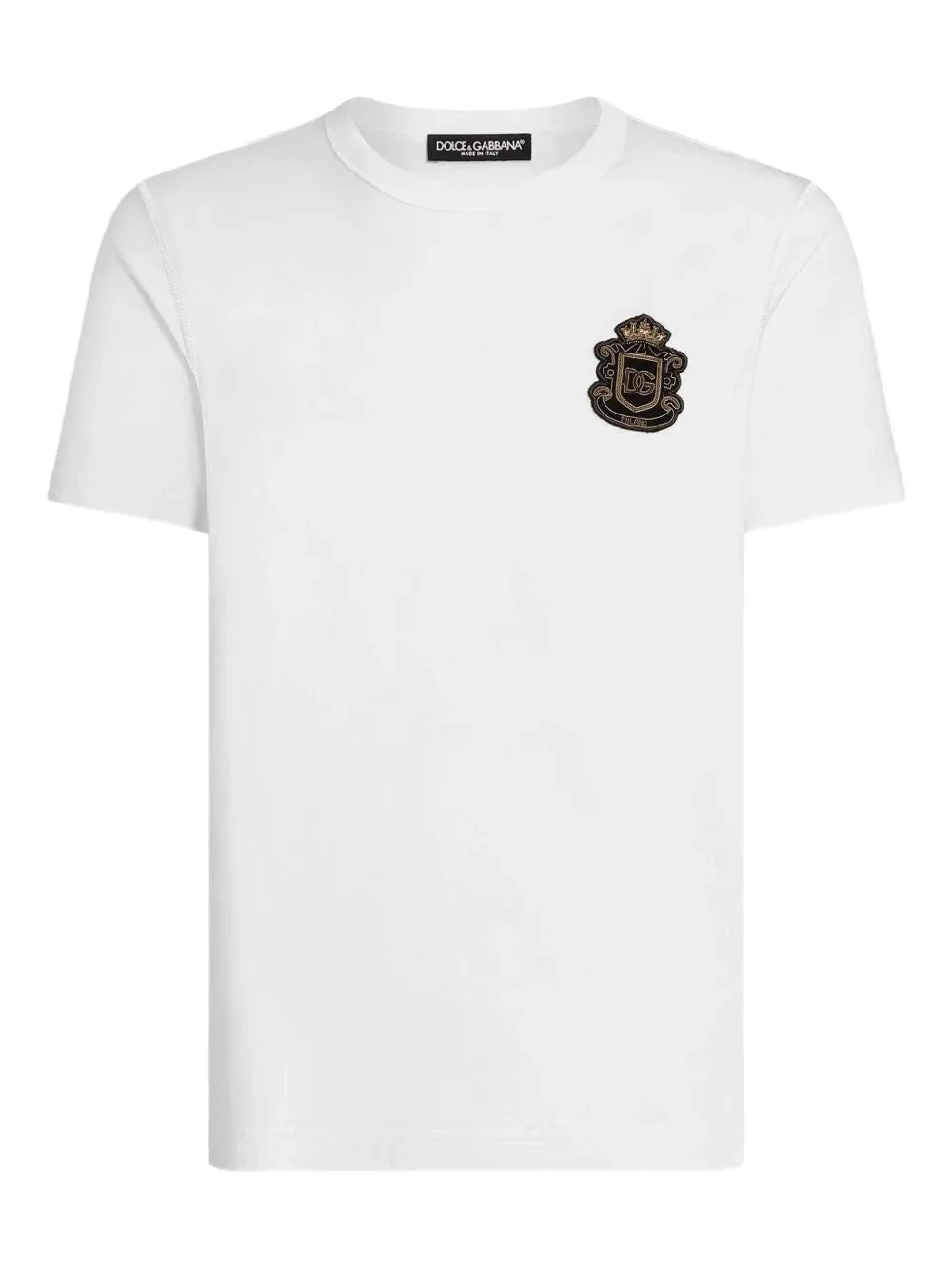 Dolce & Gabbana Men T-Shirt With Embroidery - 1