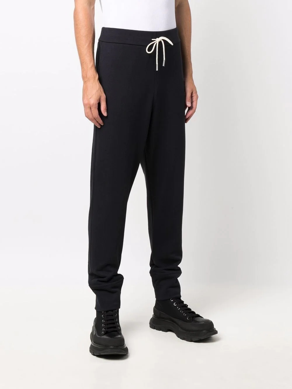 drawstring-waist track pants - 3