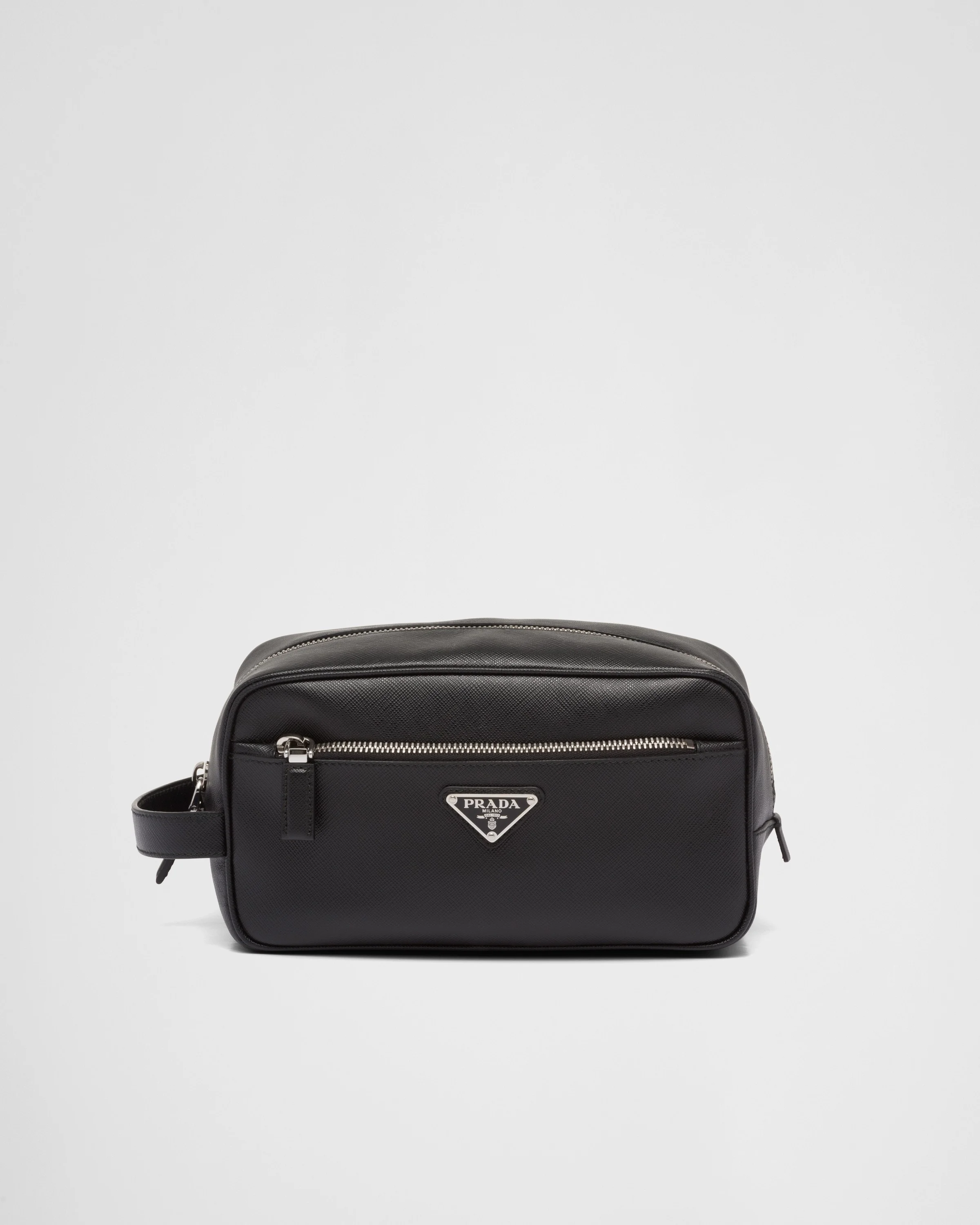 Saffiano leather travel pouch - 1