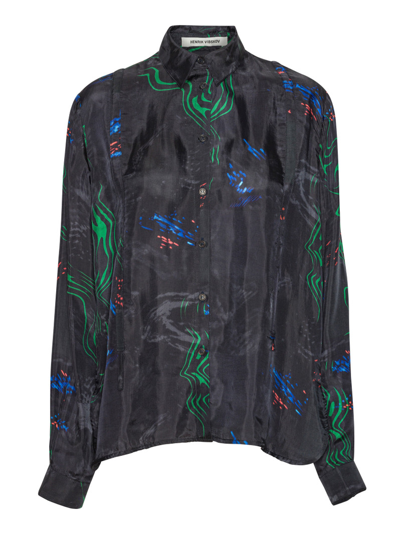 BACKPACK SHIRT - DARK FIREWORKS 1