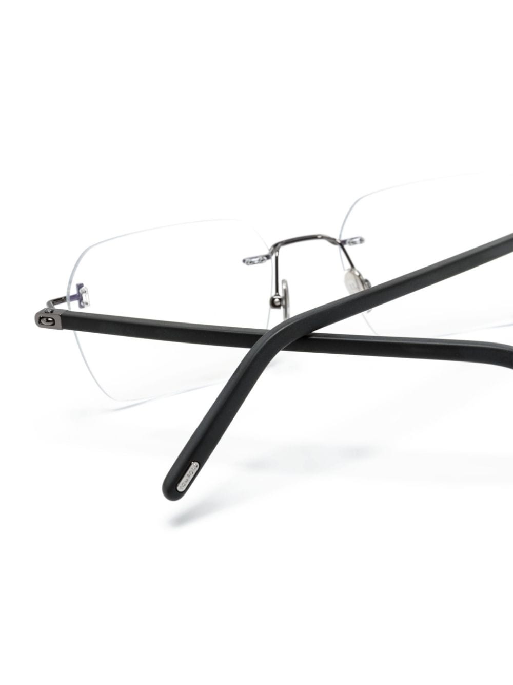 rectangular rimless glasses - 3