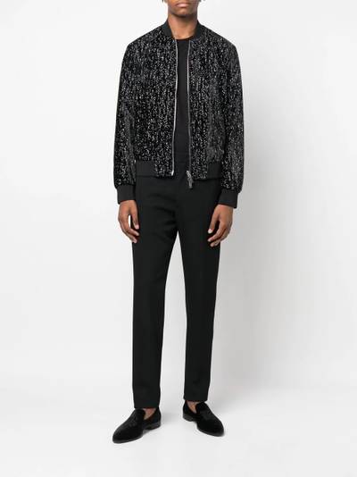 DSQUARED2 marble-effect bomber jacket outlook