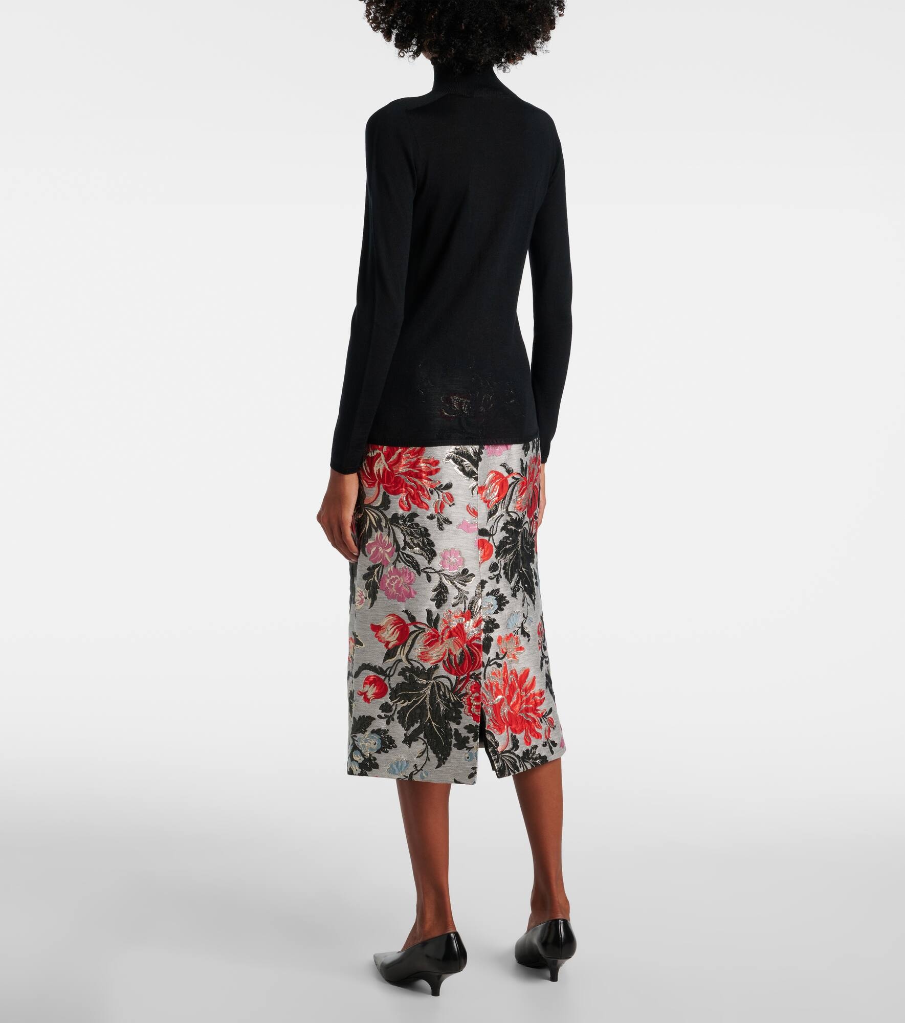 Wool turtleneck sweater - 3