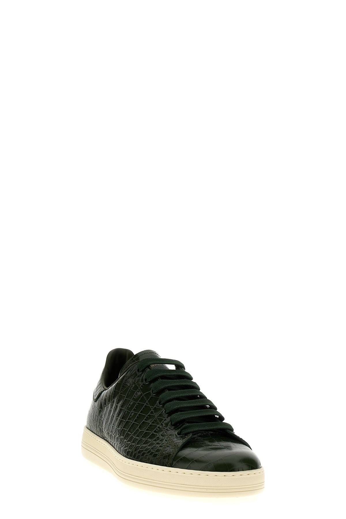 Croc print sneakers - 2