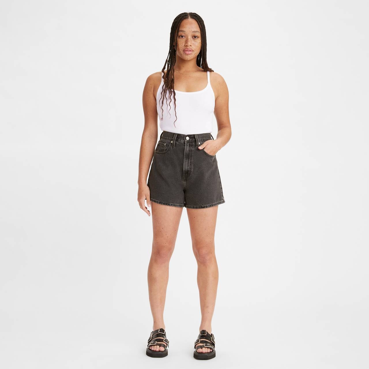 HIGH LOOSE WOMEN'S SHORTS - 2