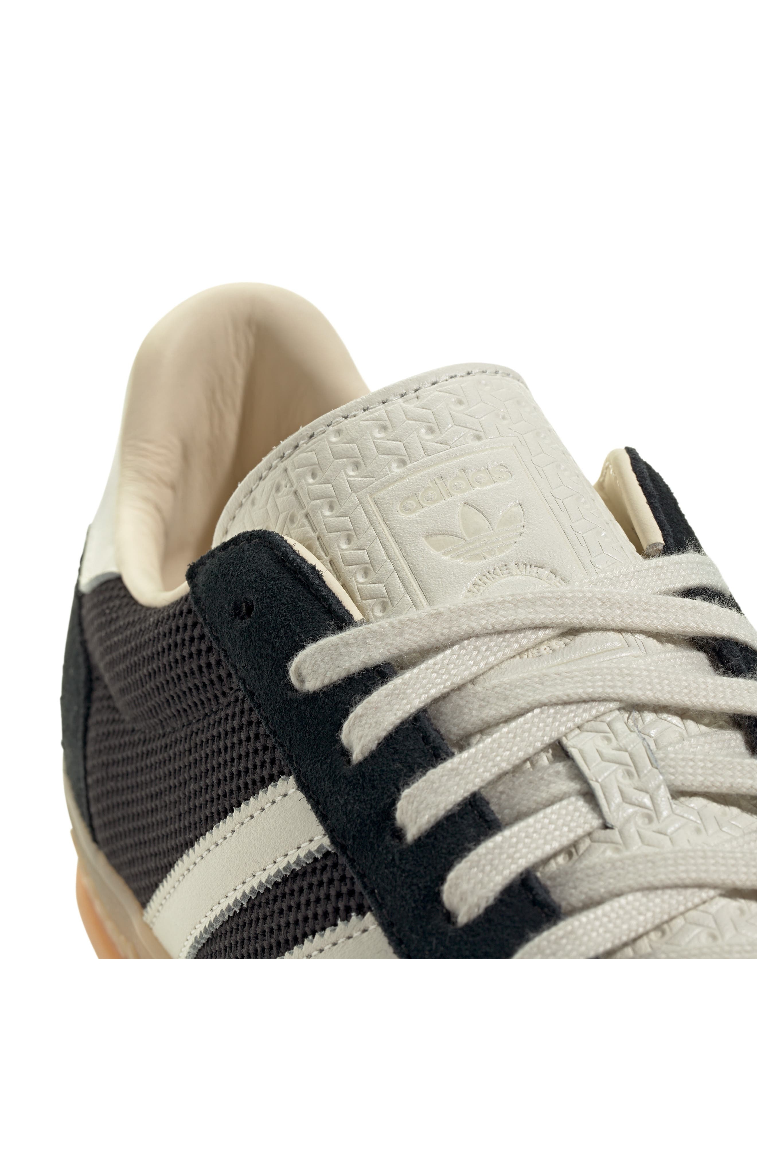 adidas Gender Inclusive Gazelle Indoor Pro Sneaker in Black/off White/warm Sandstone at Nordstrom - 7