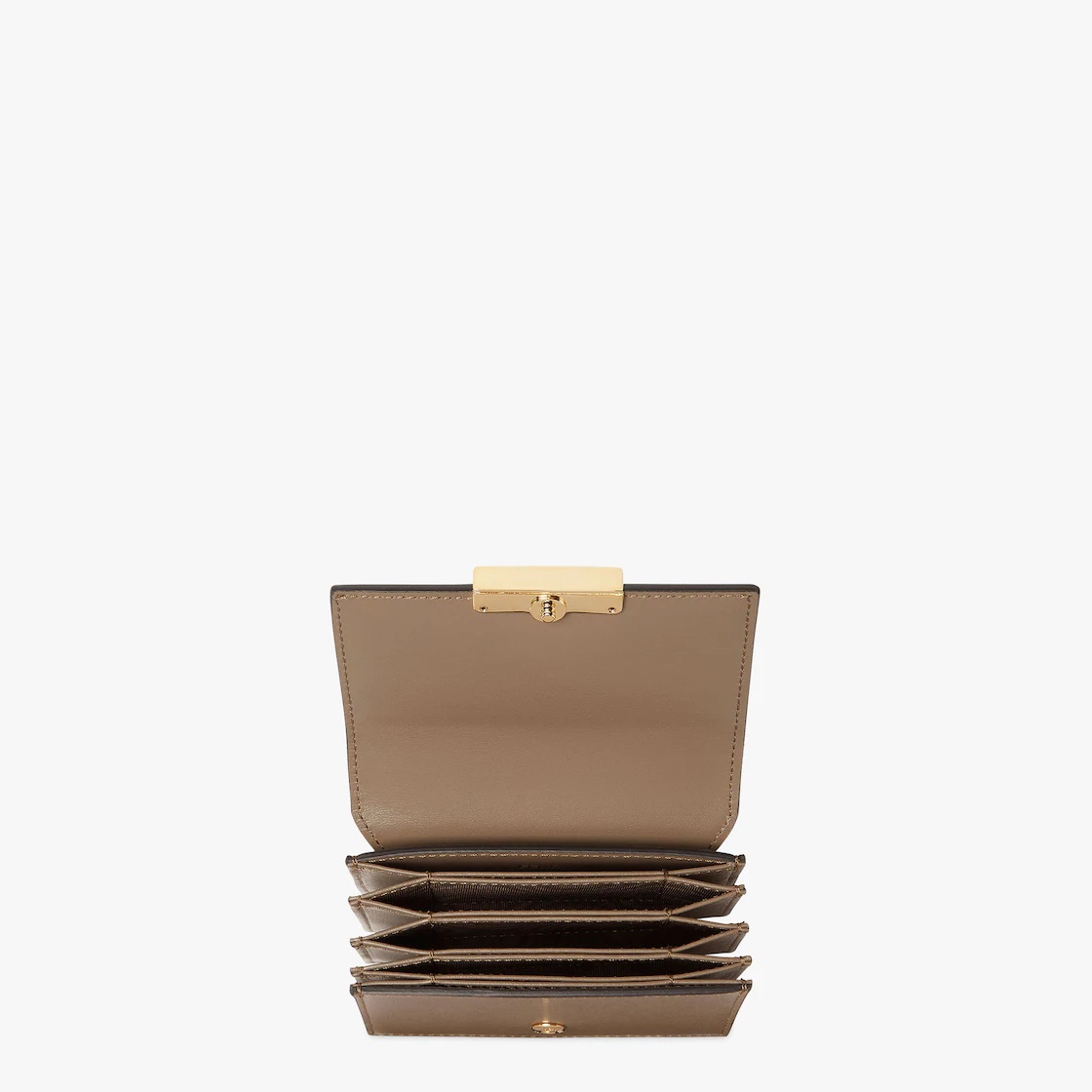 Gray leather card holder - 3