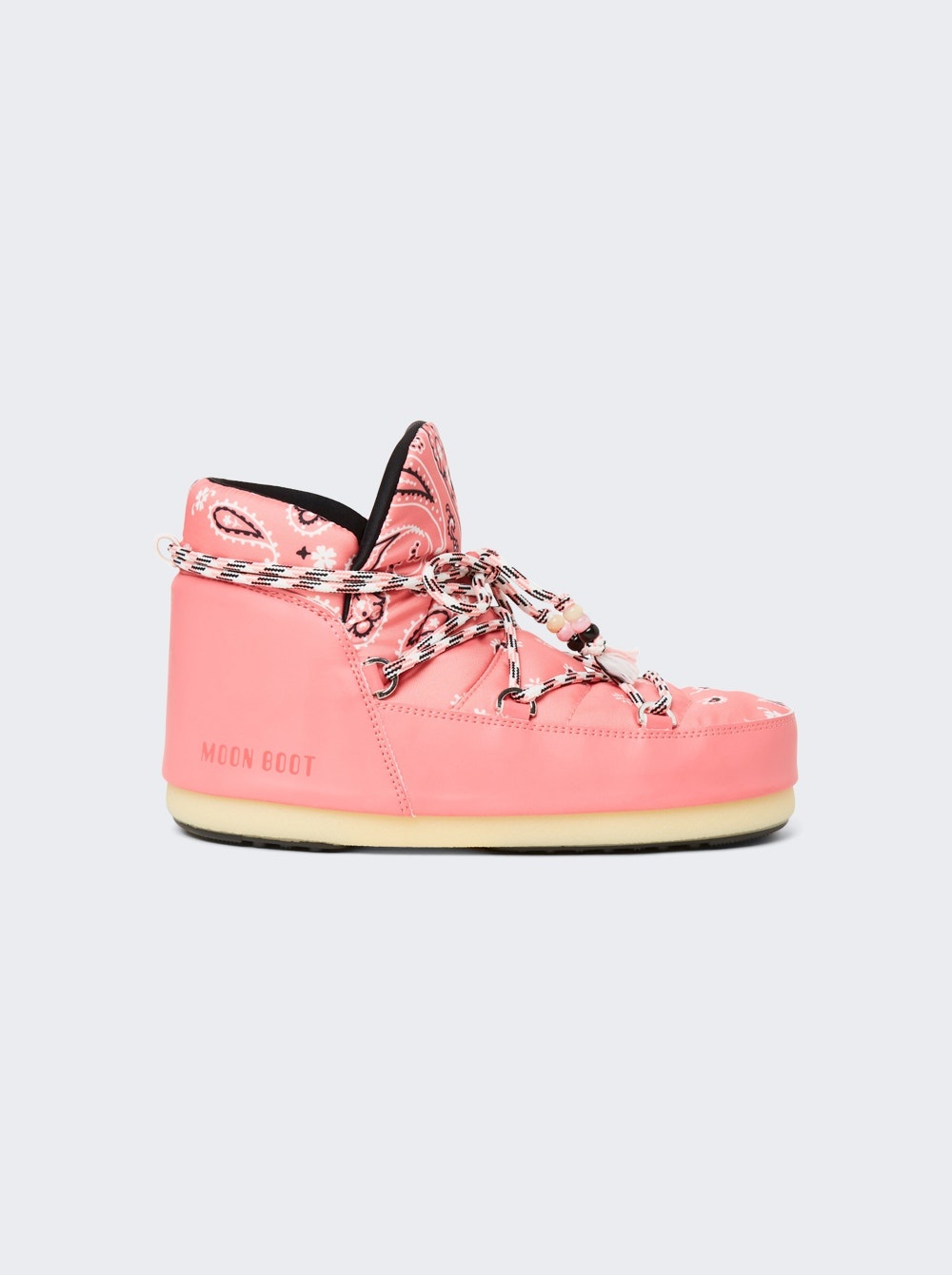 Alanui X Moon Boot Full Moon Bandana Boots Pink - 1