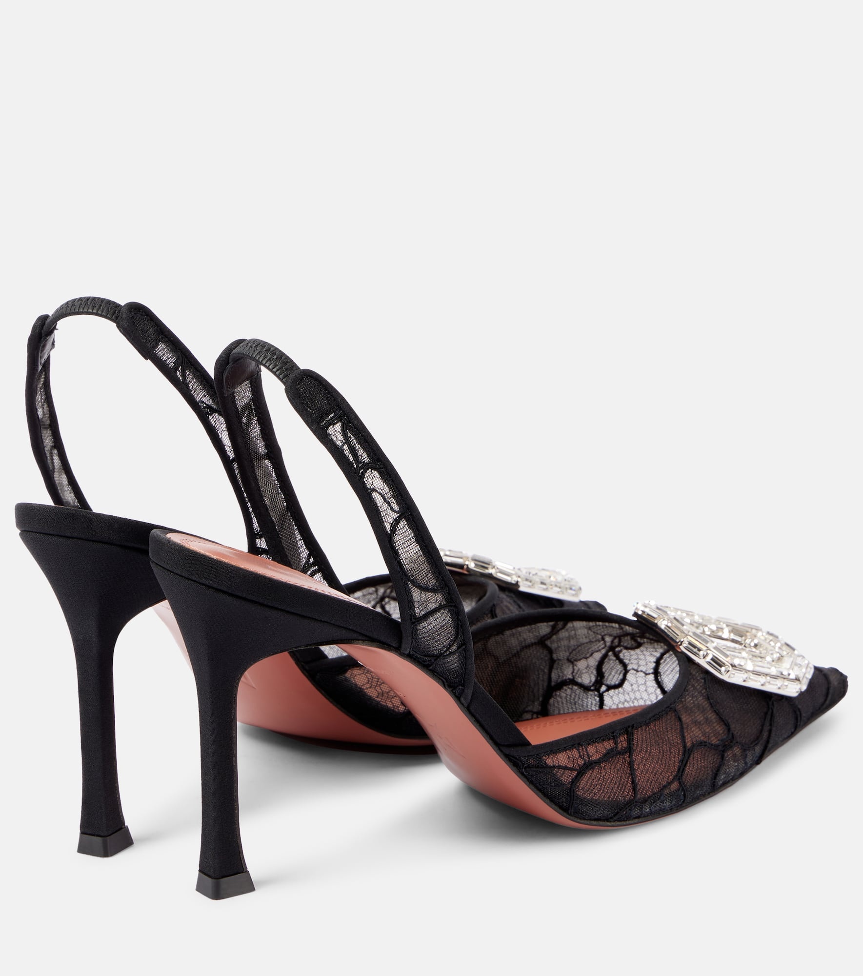 Camelia 90 lace slingback pumps - 2
