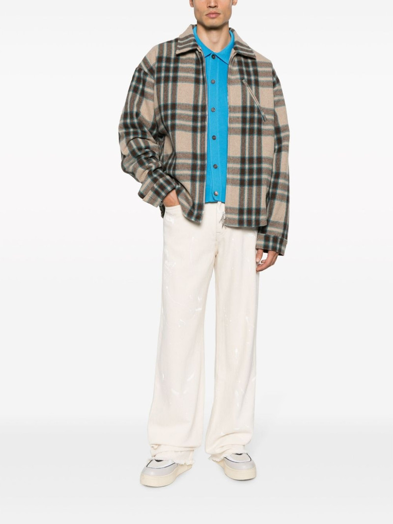 REPRESENT plaid-check flannel shirt outlook