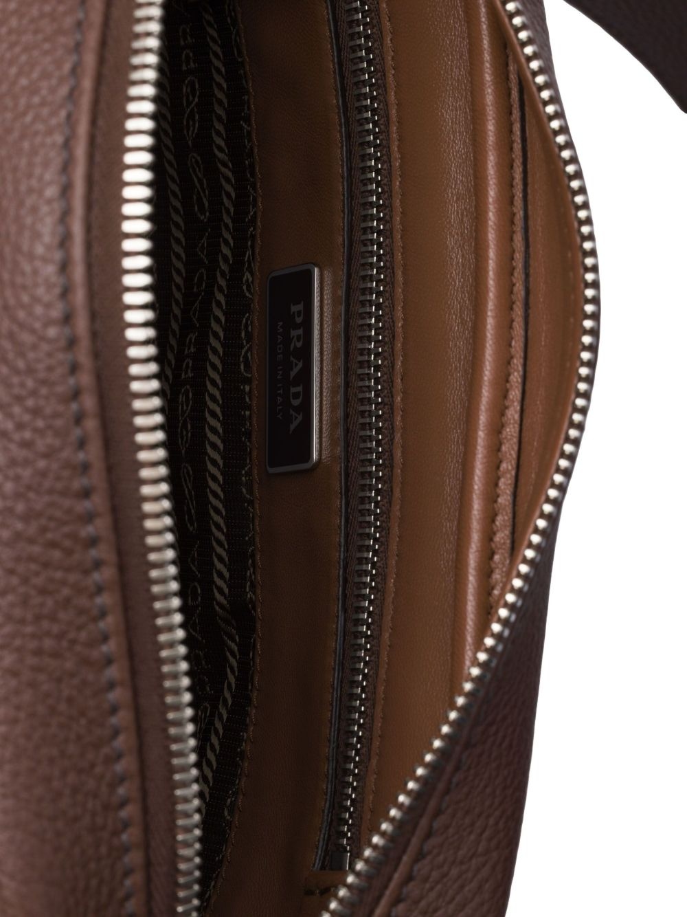 textured leather crossbody bag - 7