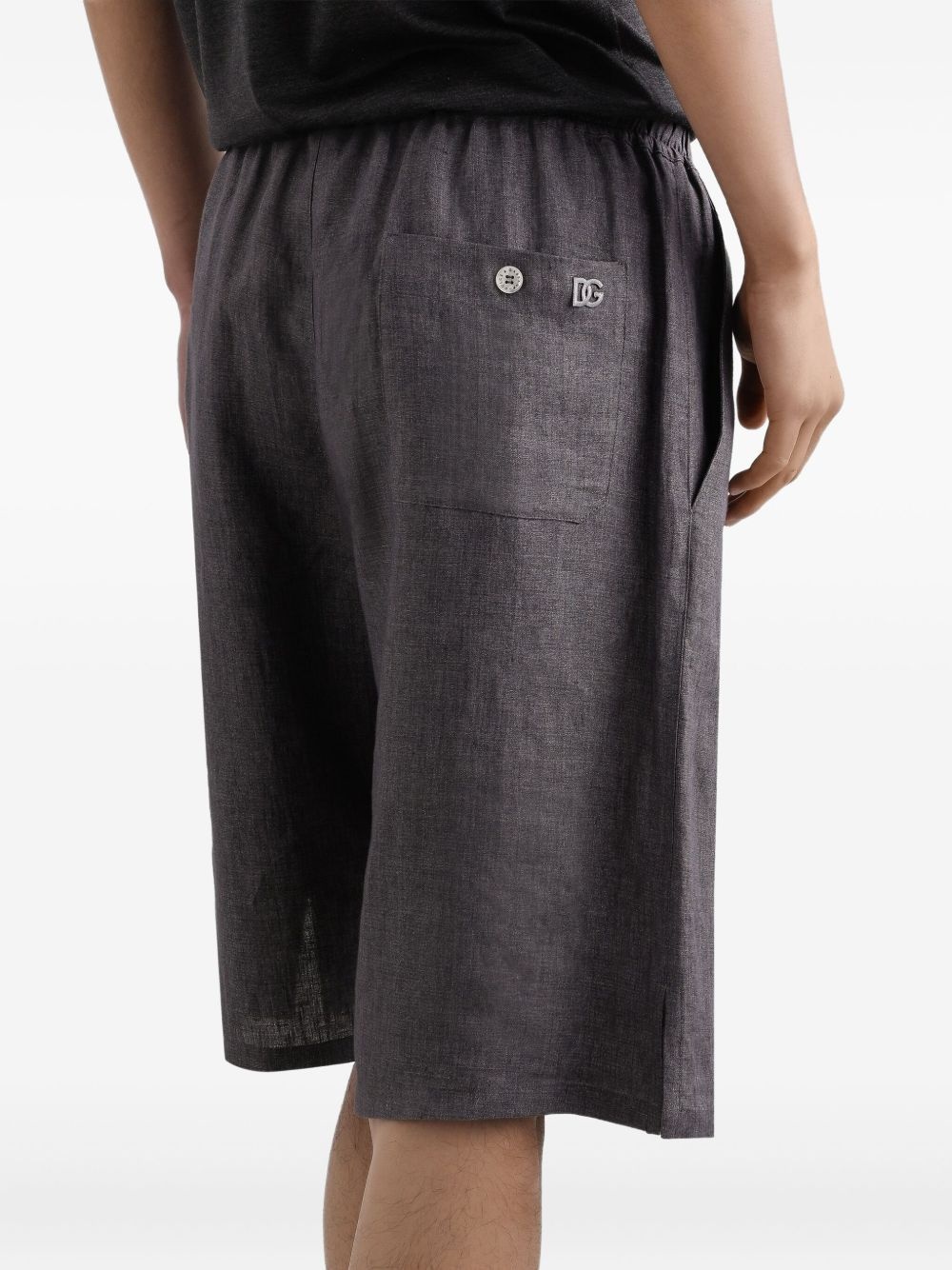 linen bermuda shorts - 5
