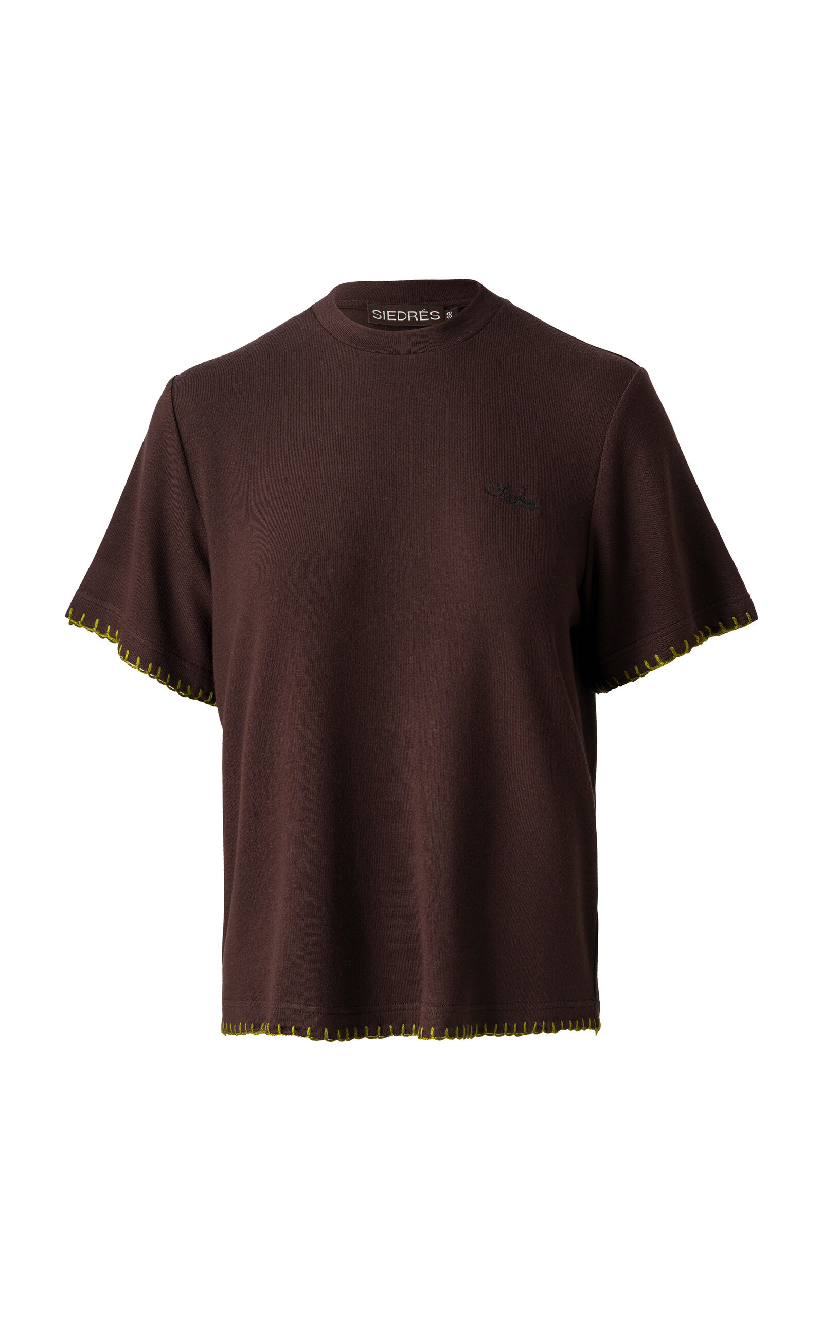 Demures Knit T-Shirt brown - 1