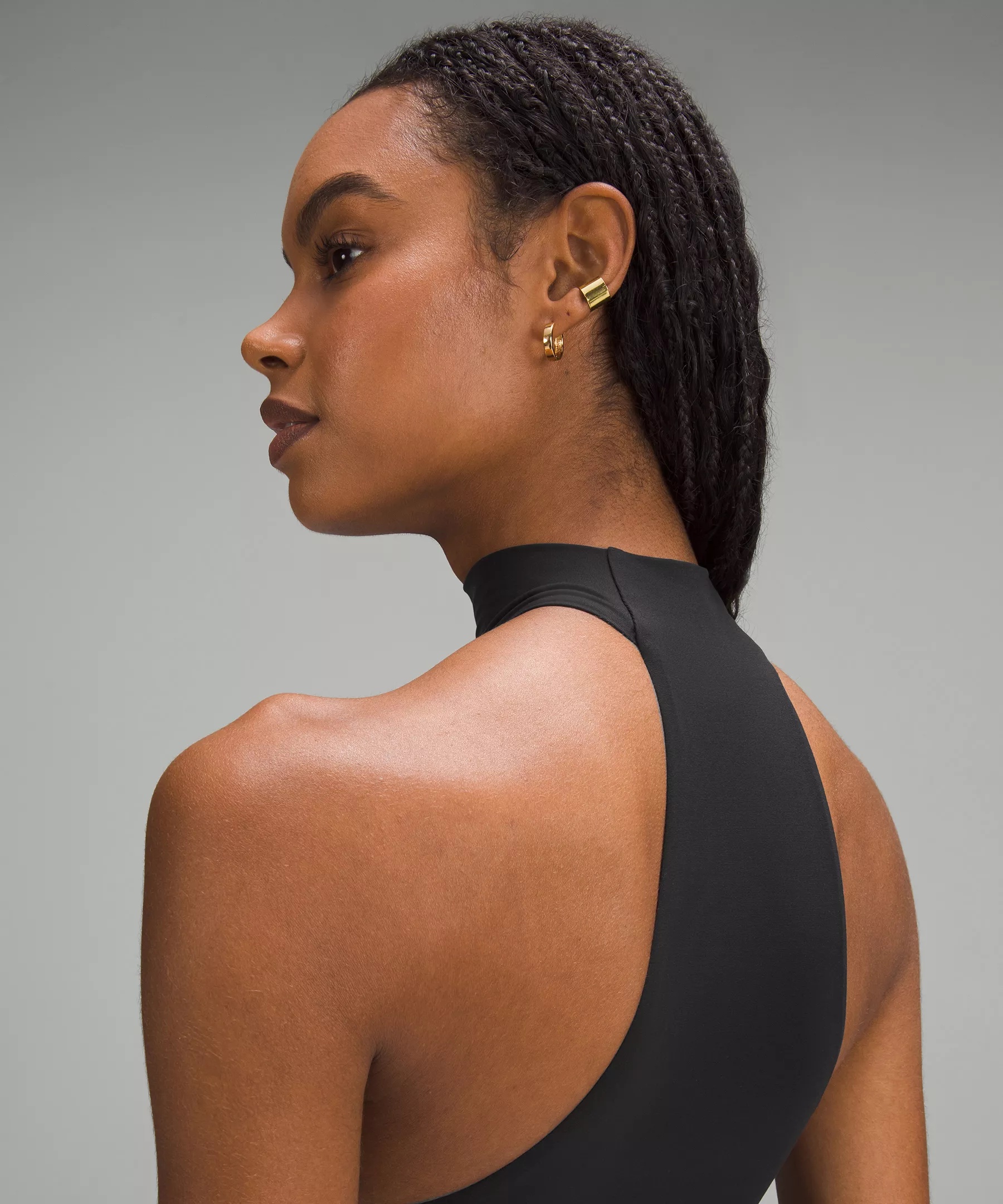 Wundermost Ultra-Soft Nulu Mockneck Sleeveless Bodysuit - 5