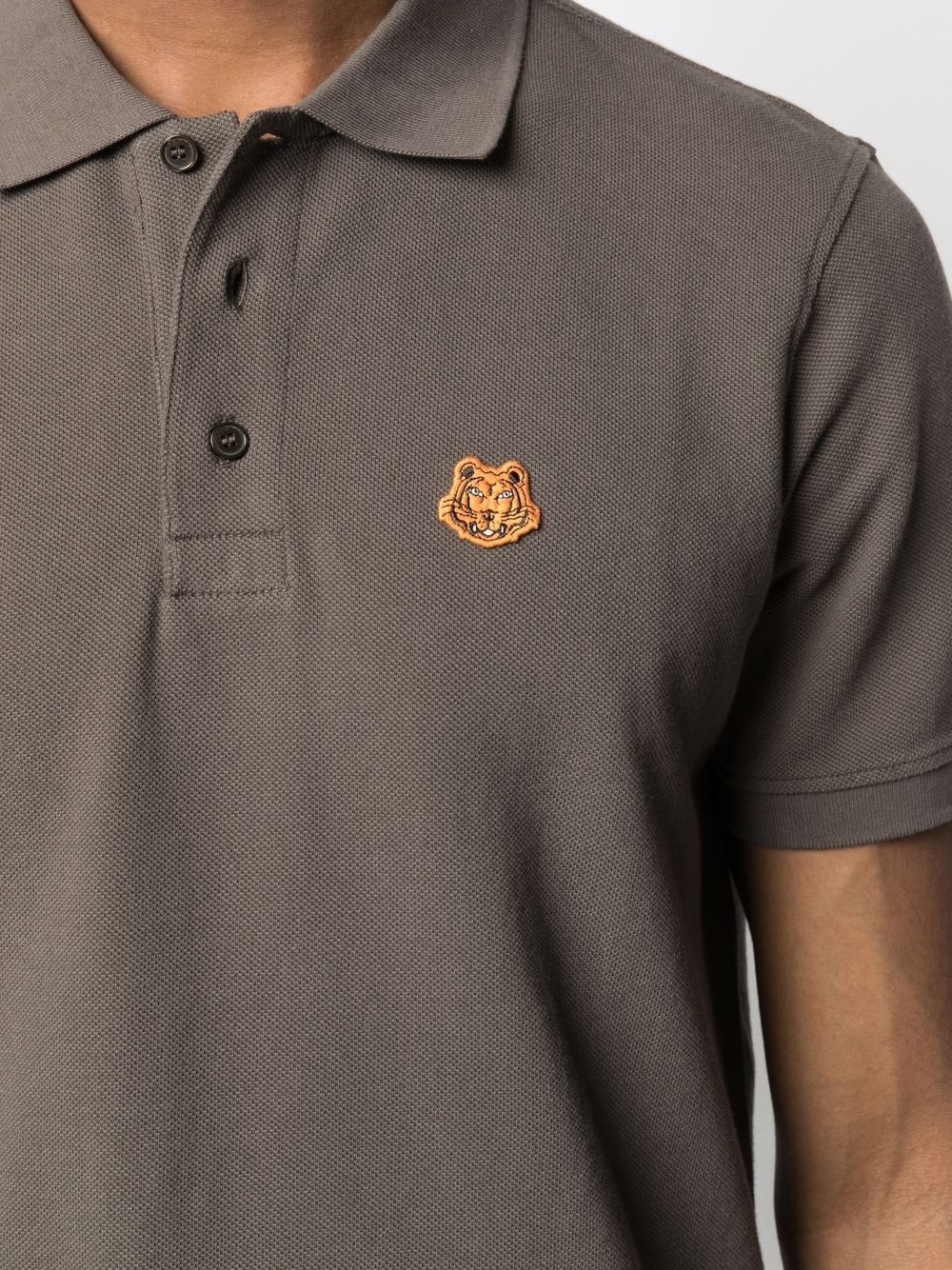 Tiger patch polo shirt - 5