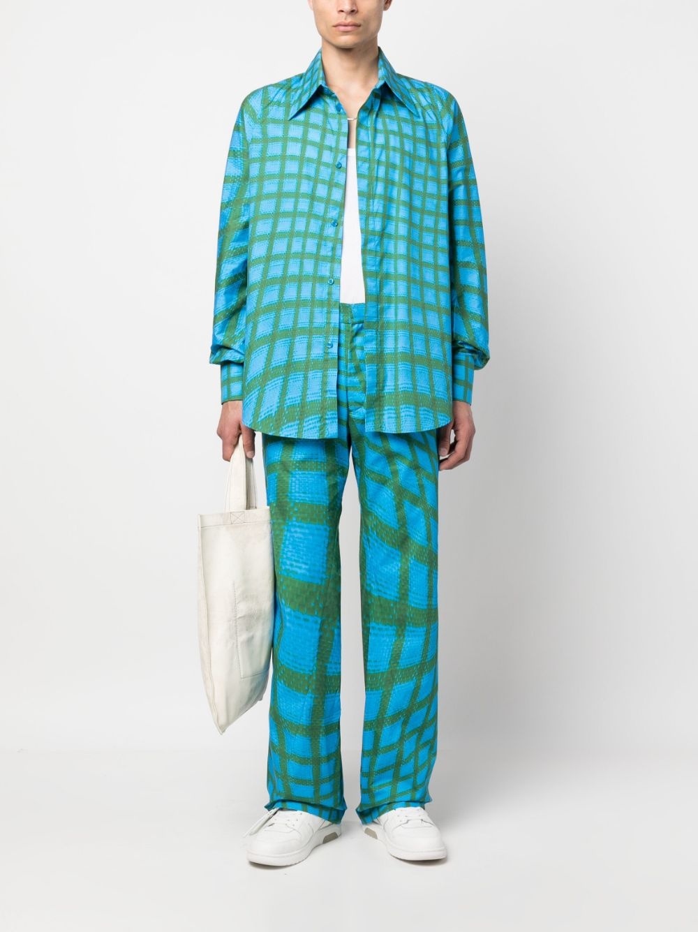 ABSTRACT-PRINT COTTON SHIRT - 2