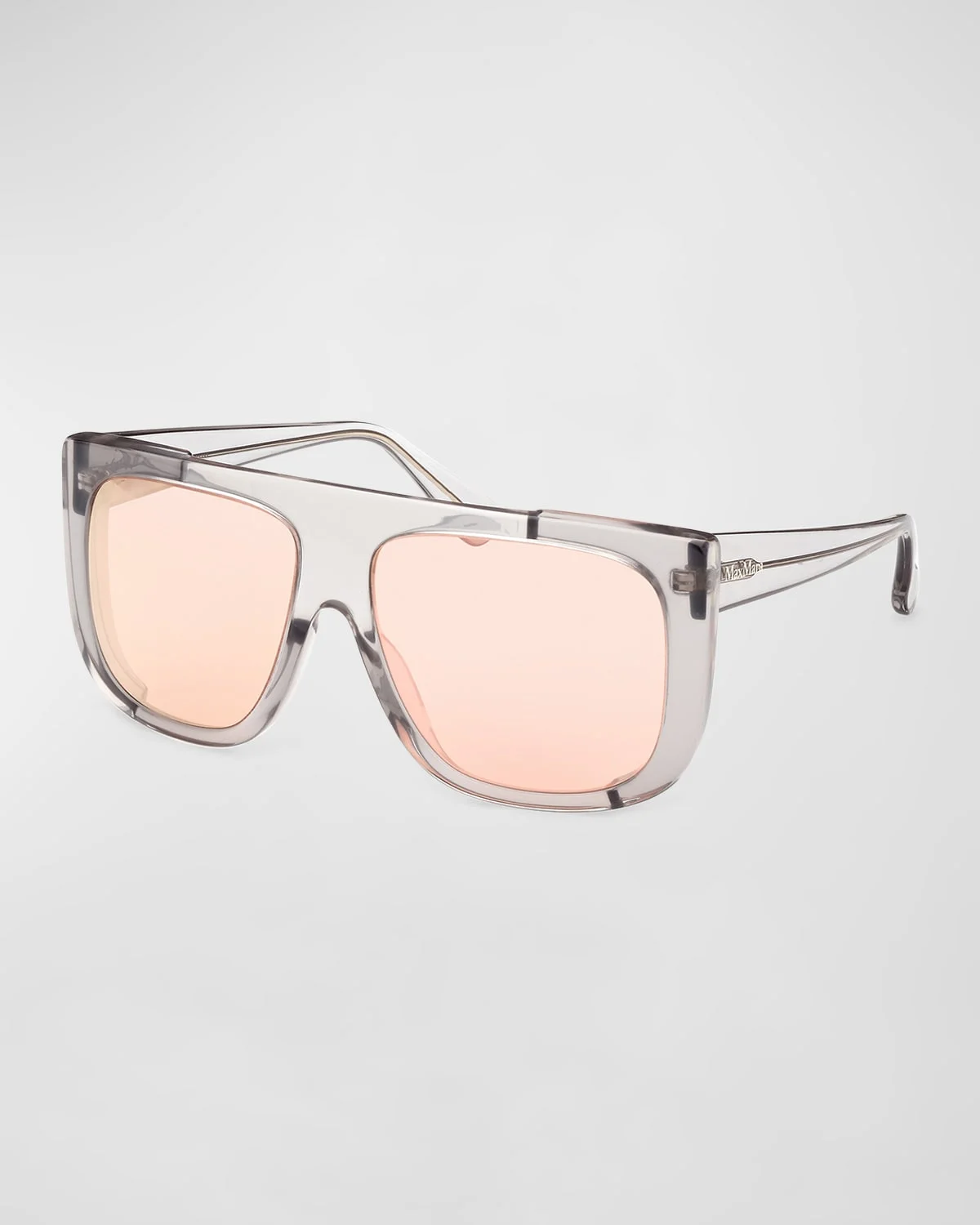 Eileen Transparent Acetate Square Sunglasses - 1