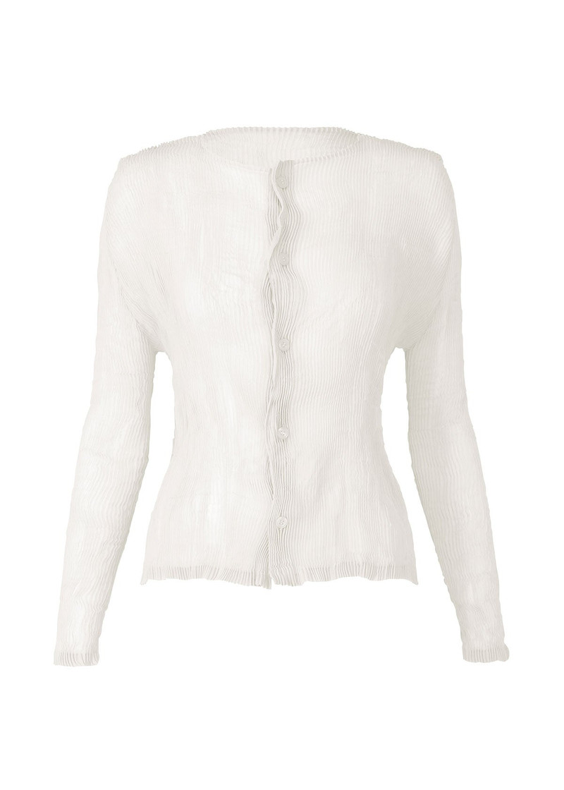 CHIFFON TWIST BK/WT-36 TOP - 1