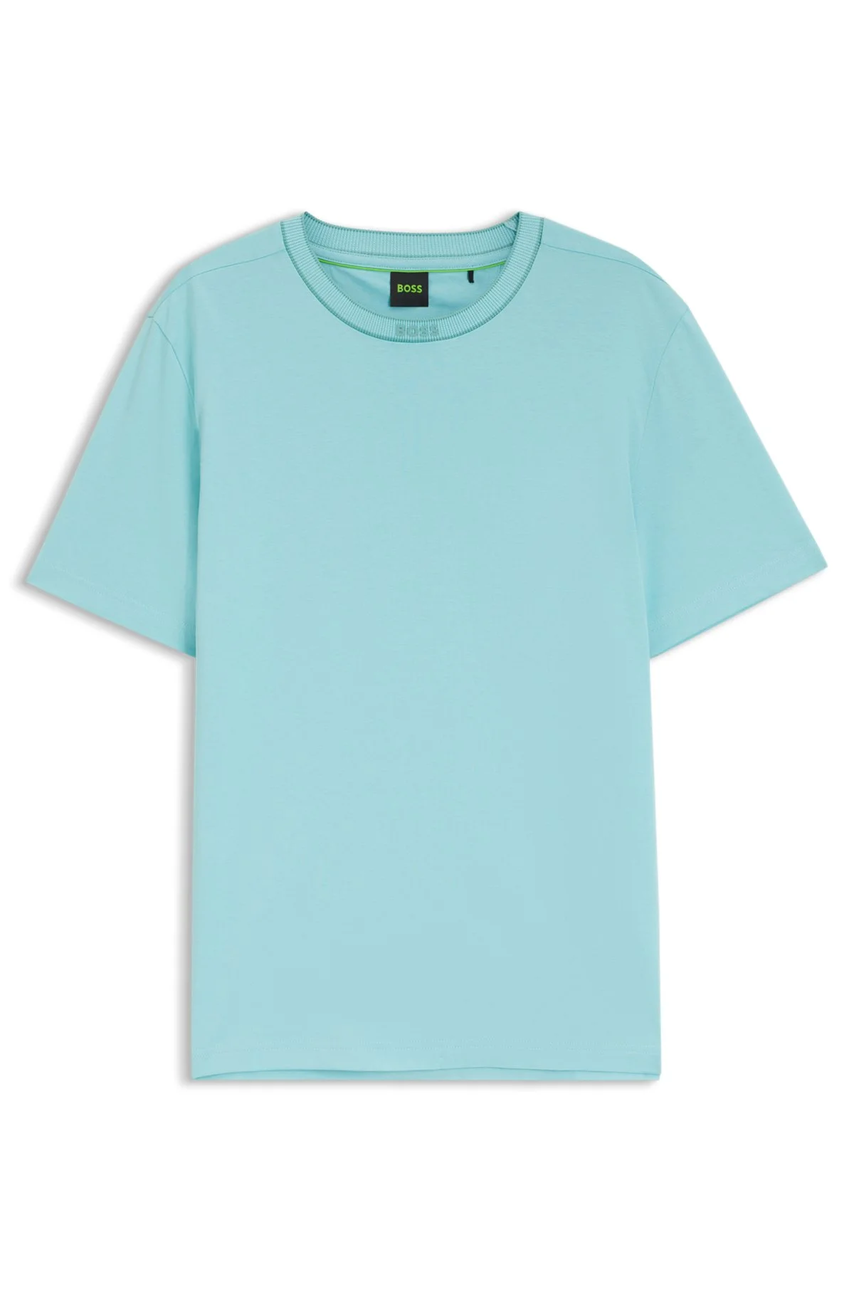 COTTON T-SHIRT WITH LOGO CREW NECK - 1