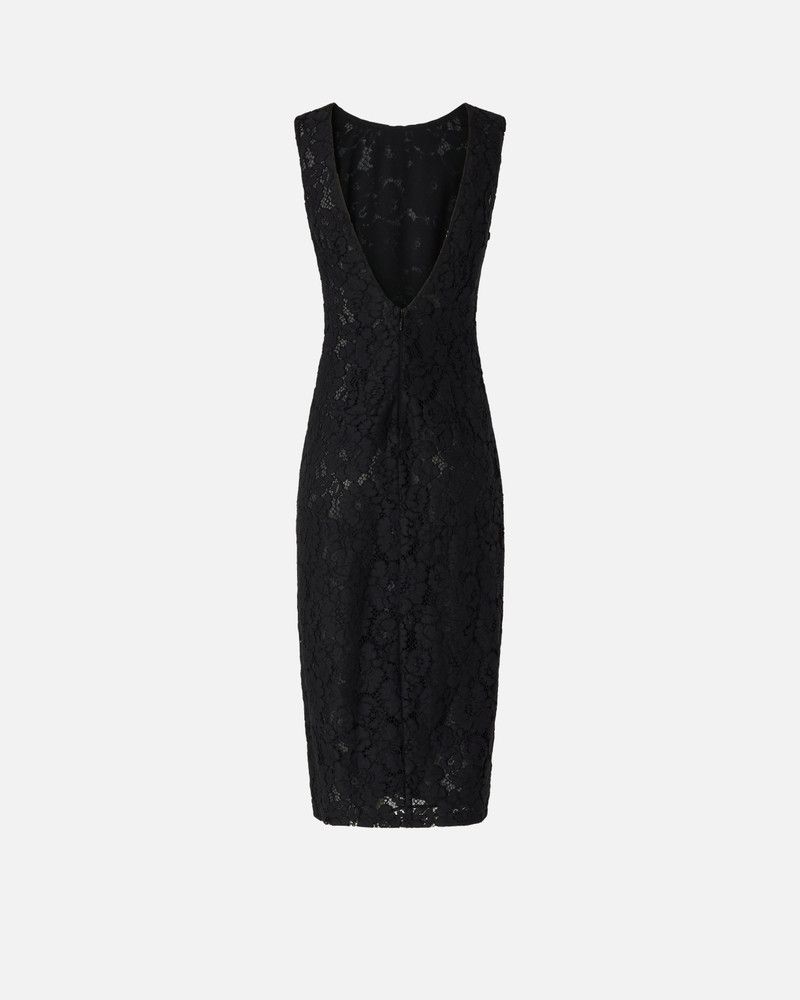 PINKO FLORAL LACE DRESS WITH PLUNGING REAR NECKLINE outlook
