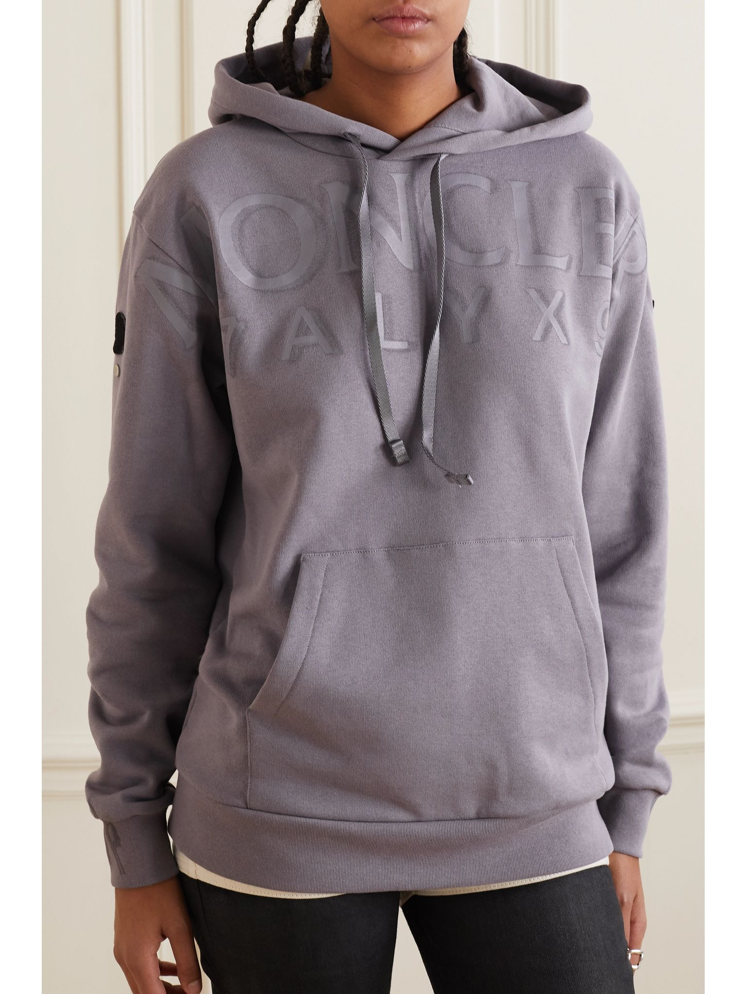 + 1017 ALYX 9SM printed cotton-blend jersey hoodie Lavender - 3