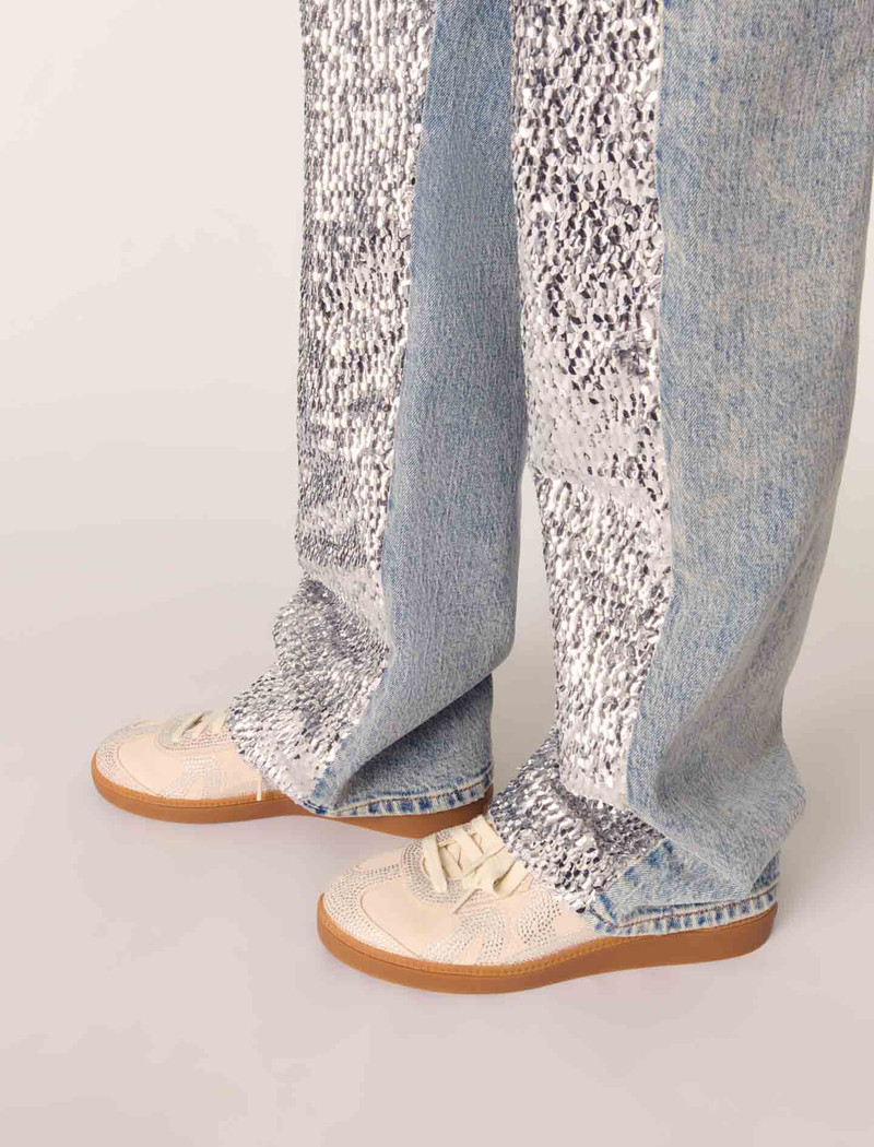 Sequinned jeans 9