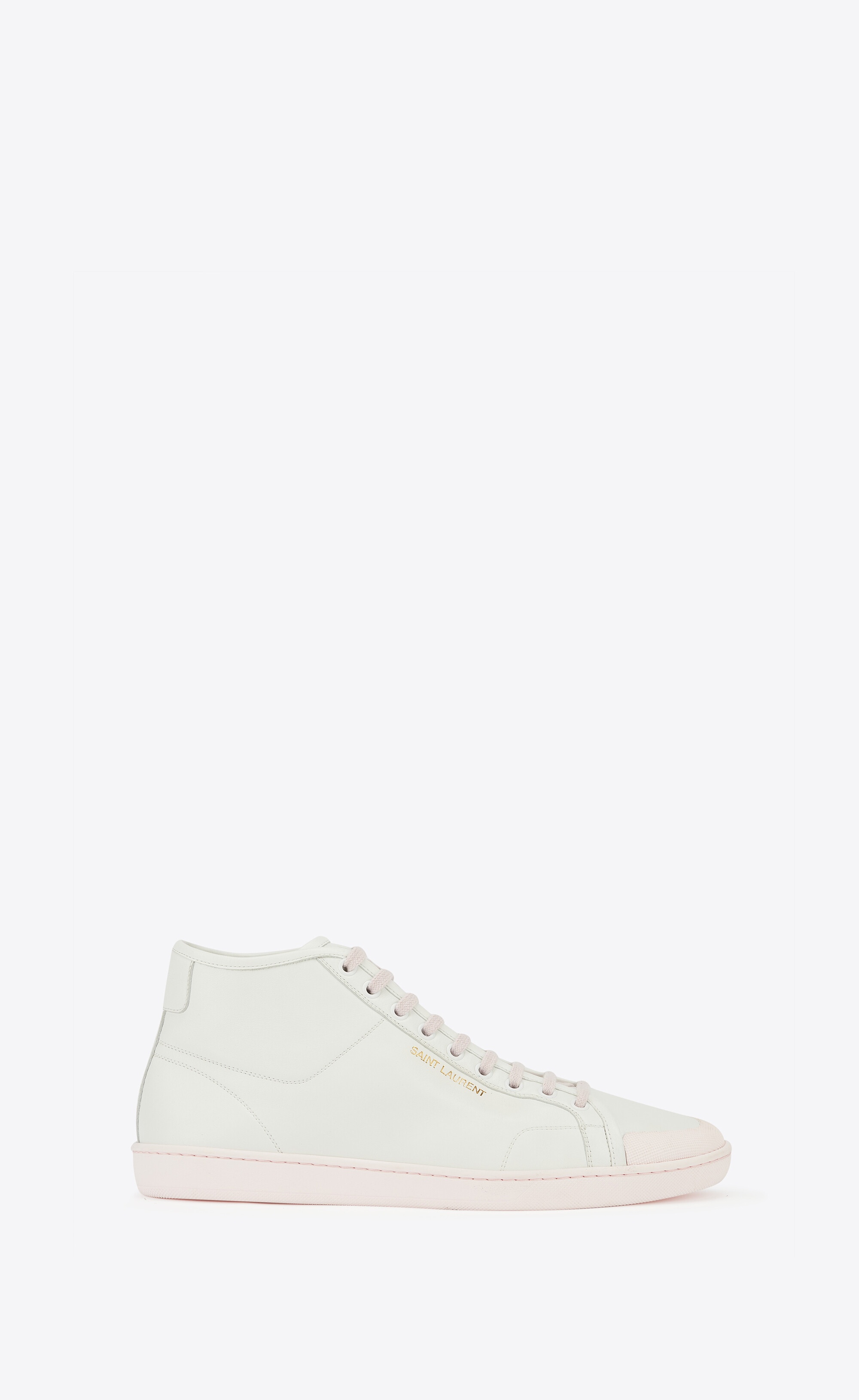 court classic sl/39 mid-top sneakers in grained leather - 1