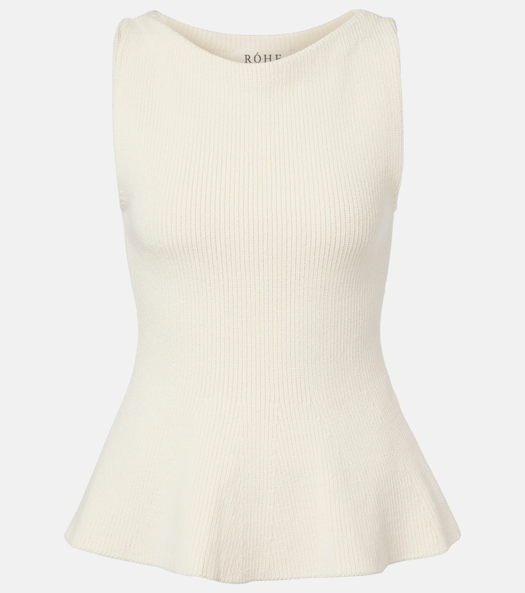 Knitted cotton top - 1