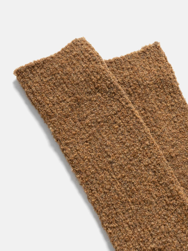ROTOTO® R1636 Merino Boucle Socks Camel outlook