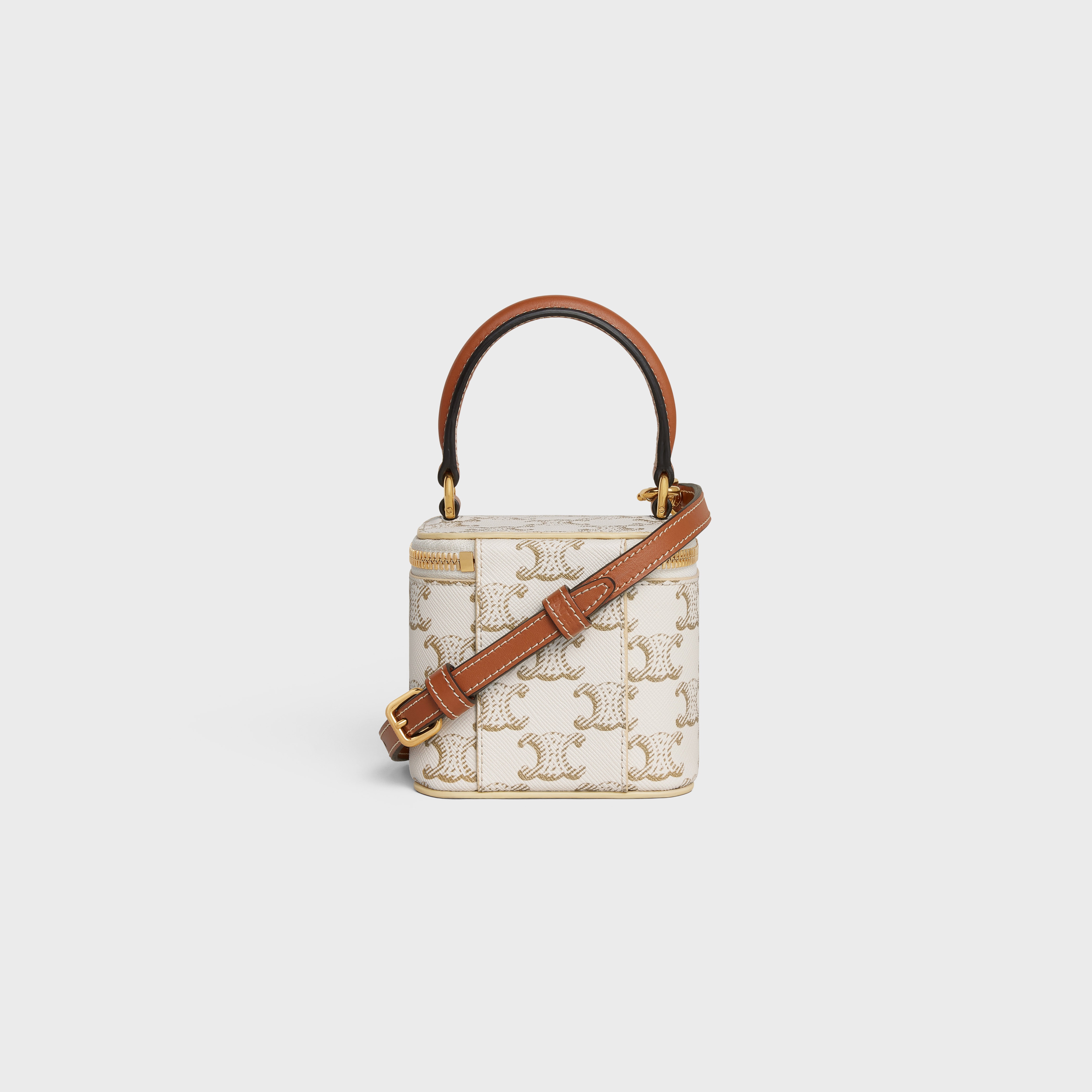 MINI VANITY CASE in Triomphe Canvas and Calfskin - 3