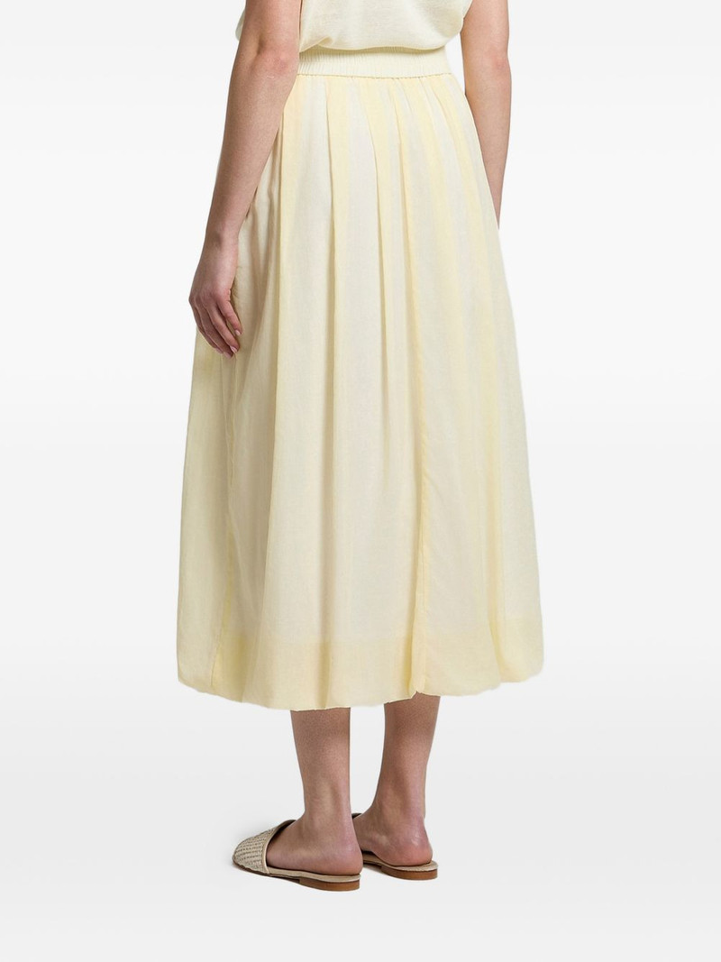 midi pleated elasticated-waist skirt 3