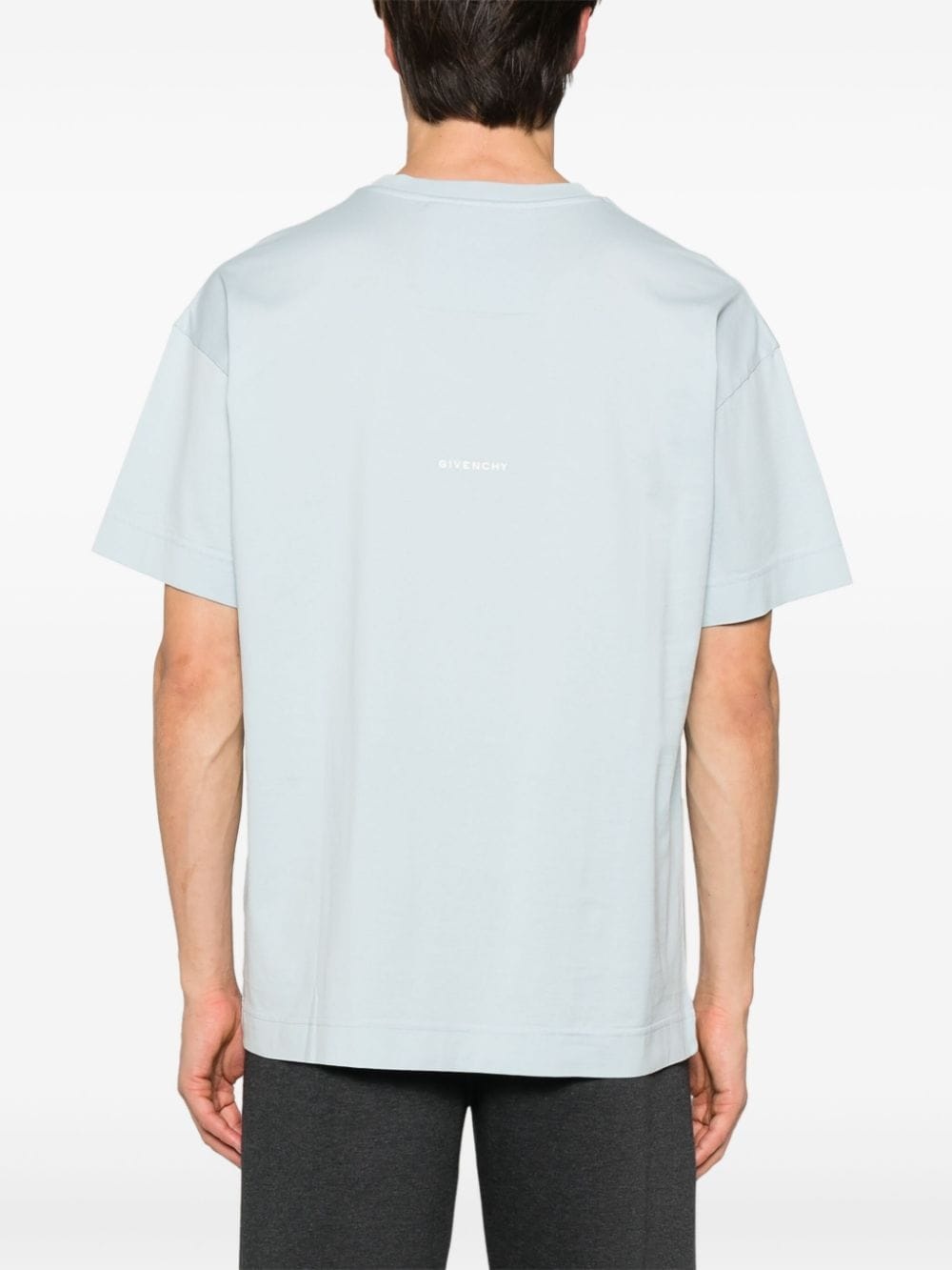 4G-embroidered cotton T-shirt - 4