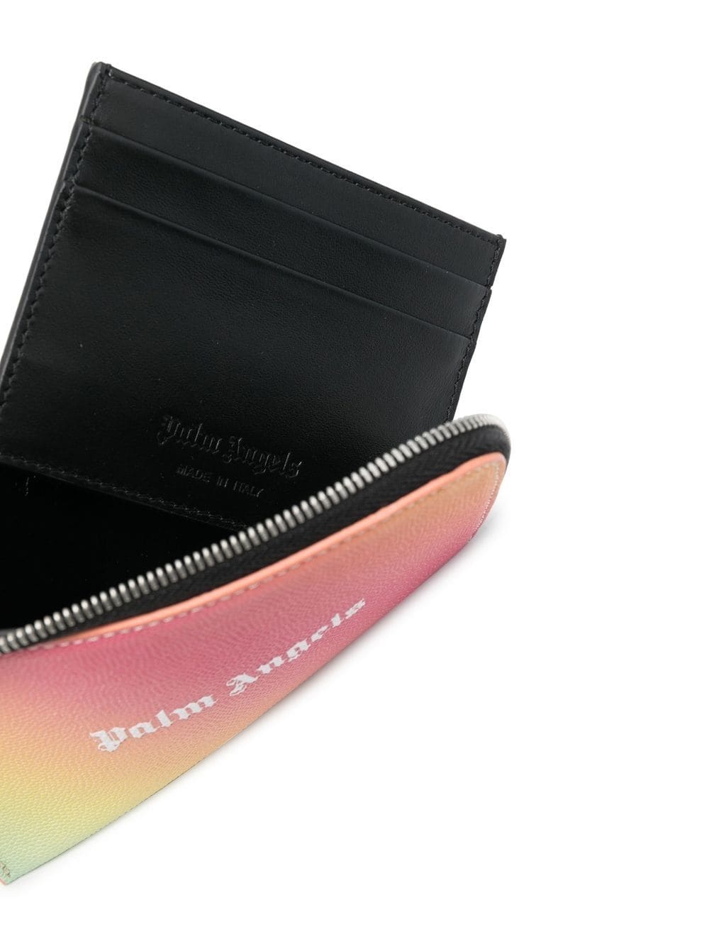 Rainbow logo-print cardholder - 3