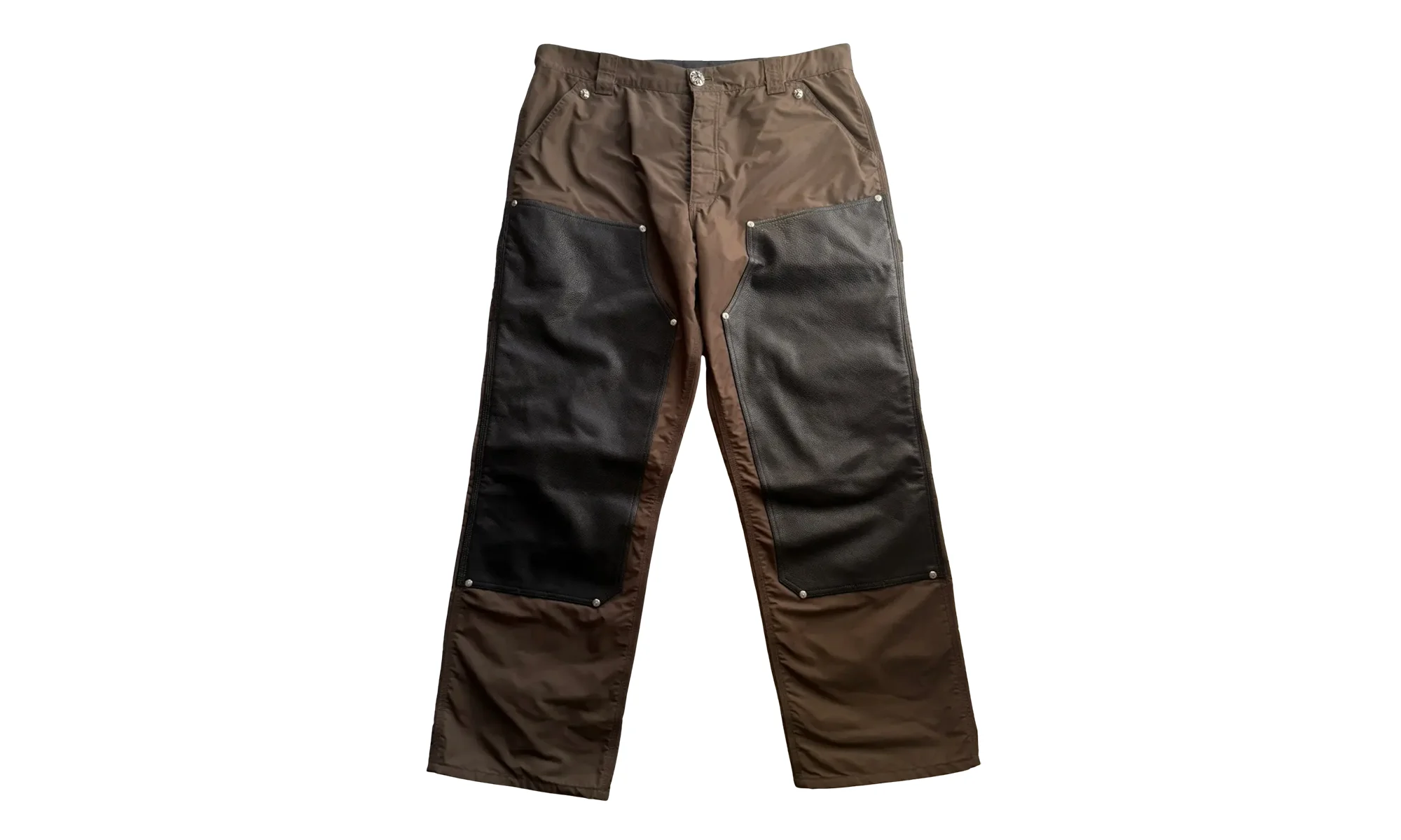 Leather Carpenter Nylon Pants "Brown" CHRM0425 - 1