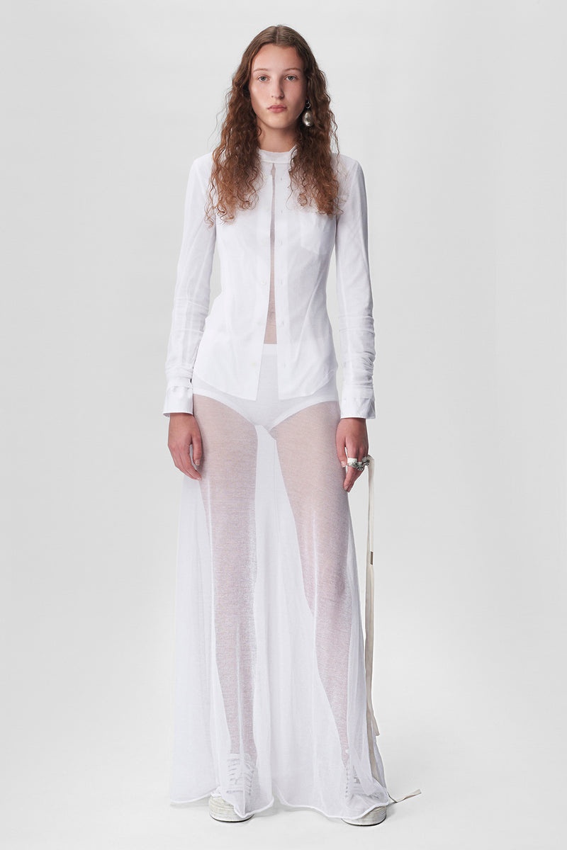 Marique Long Sleeve X-Long Flared Dress - 4