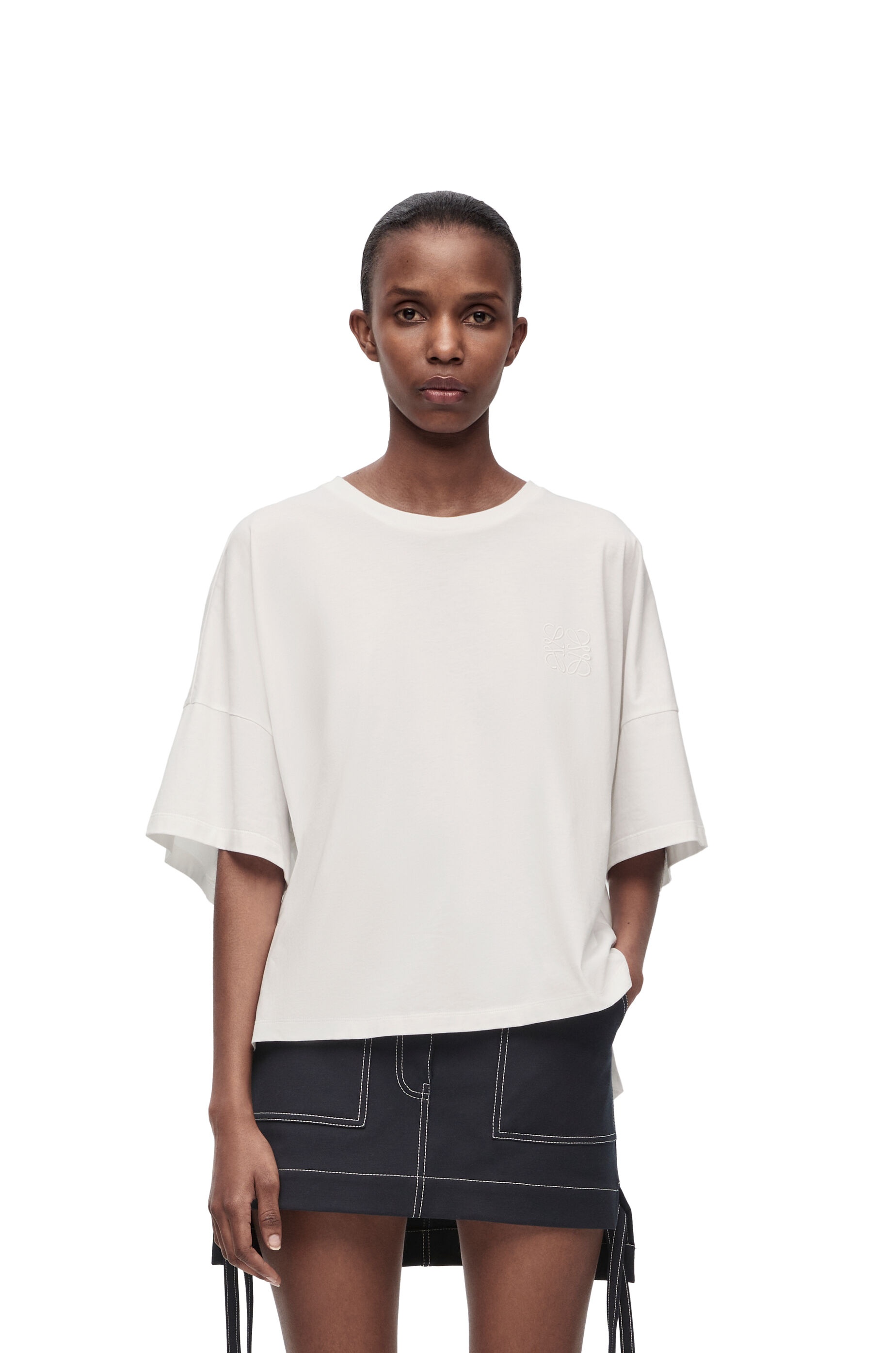 Boxy fit T-shirt in cotton - 3