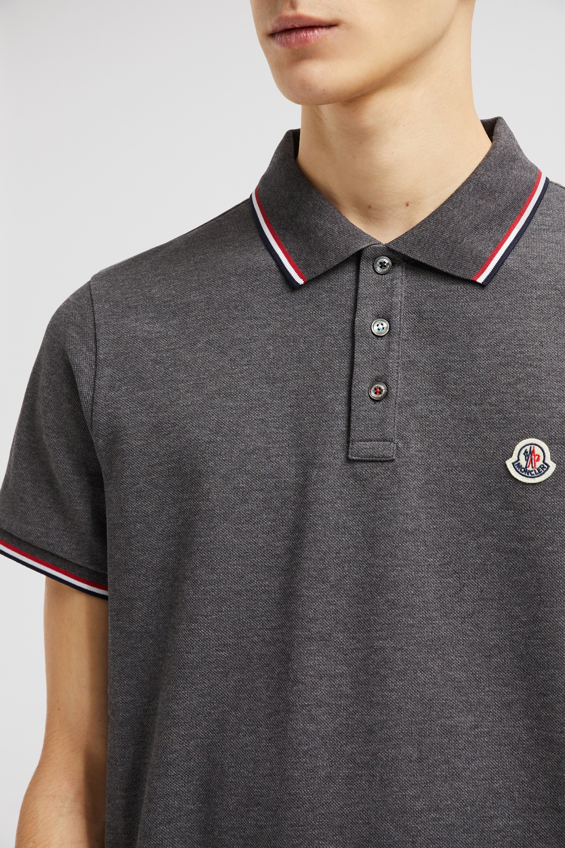 Tricolor-Trimmed Cotton Piquet Polo Shirt - 6