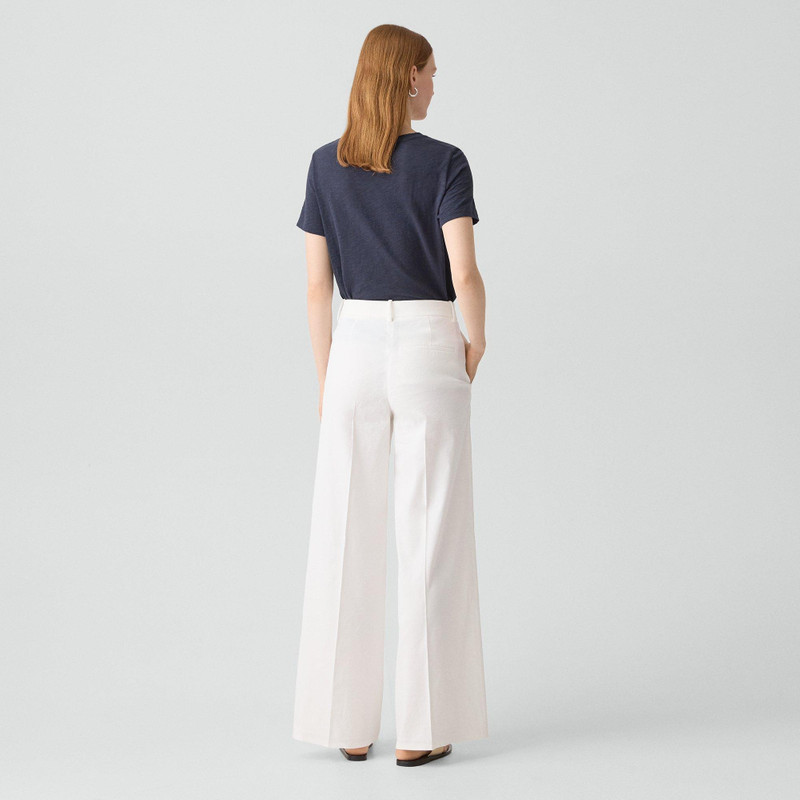 Theory Wide-Leg Pant in Good Linen outlook