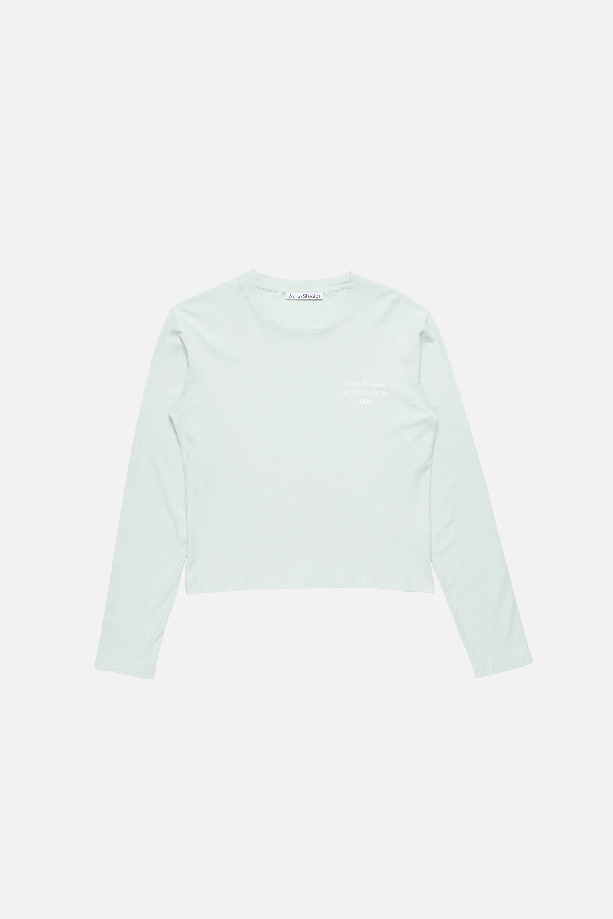 Longsleeve logo t-shirt - Pale mint - 1