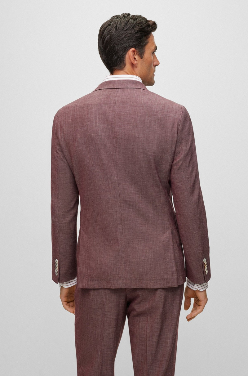 BOSS SLIM-FIT SUIT IN A PATTERNED WOOL BLEND outlook