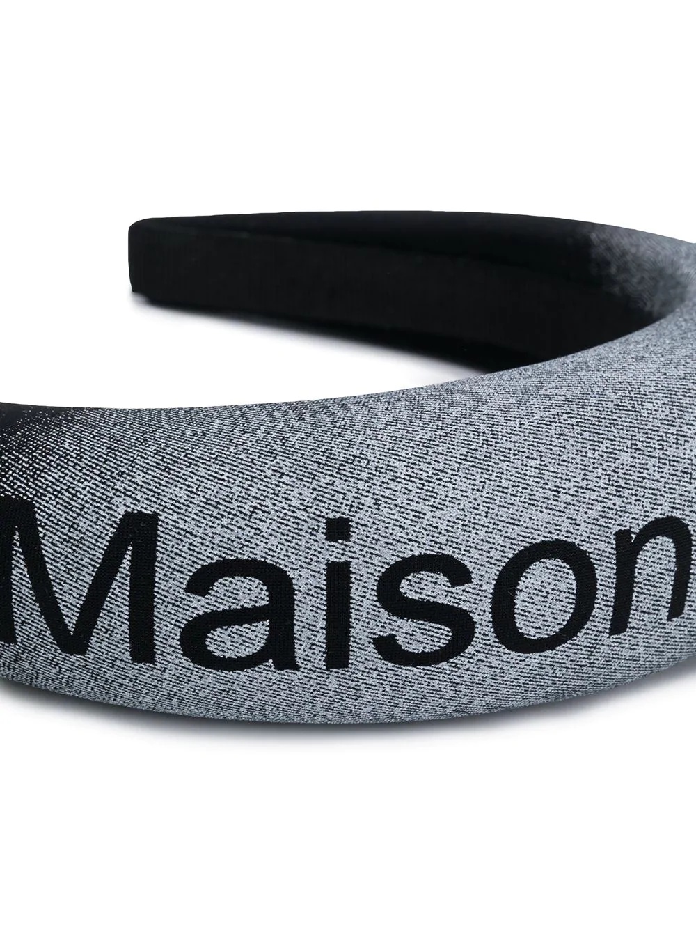 logo-print headband - 3