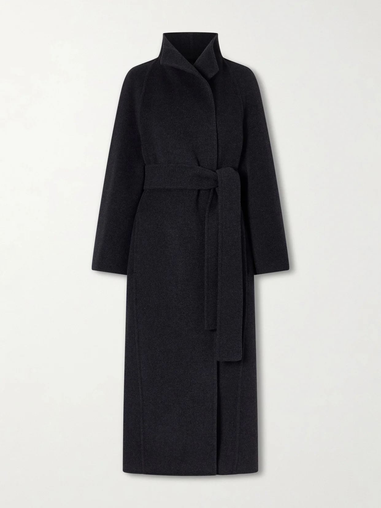 Romare Belted Wool Long Coat - 1