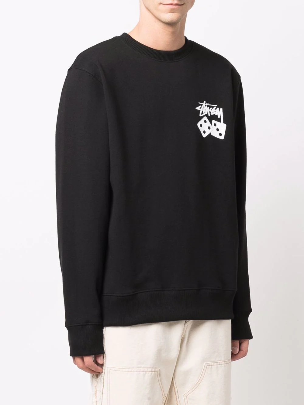 logo-print crew-neck sweatshirt - 4