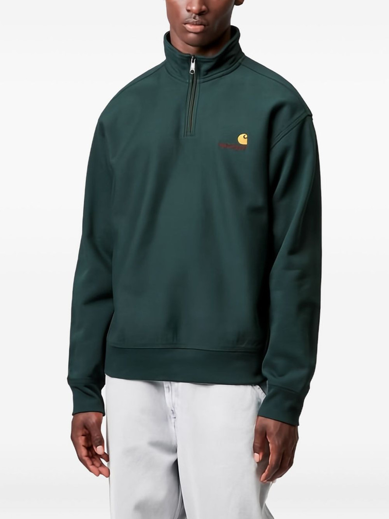 Carhartt half-zip embroidered sweatshirt outlook