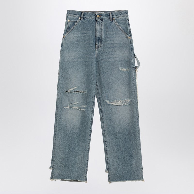 ボトムスその他 DARKPARK Lisa light blue washed ripped jeans DARKPARK LISA LIGHT BLUE WASHED RIPPED JEANS | netdressed