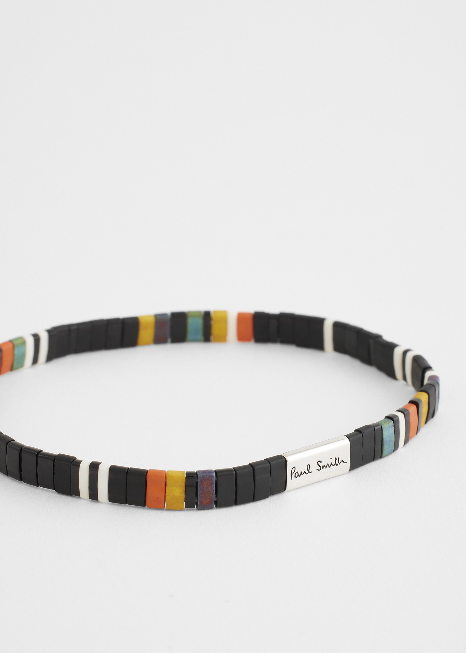 Multicolour Flat Bead Bracelet - 2