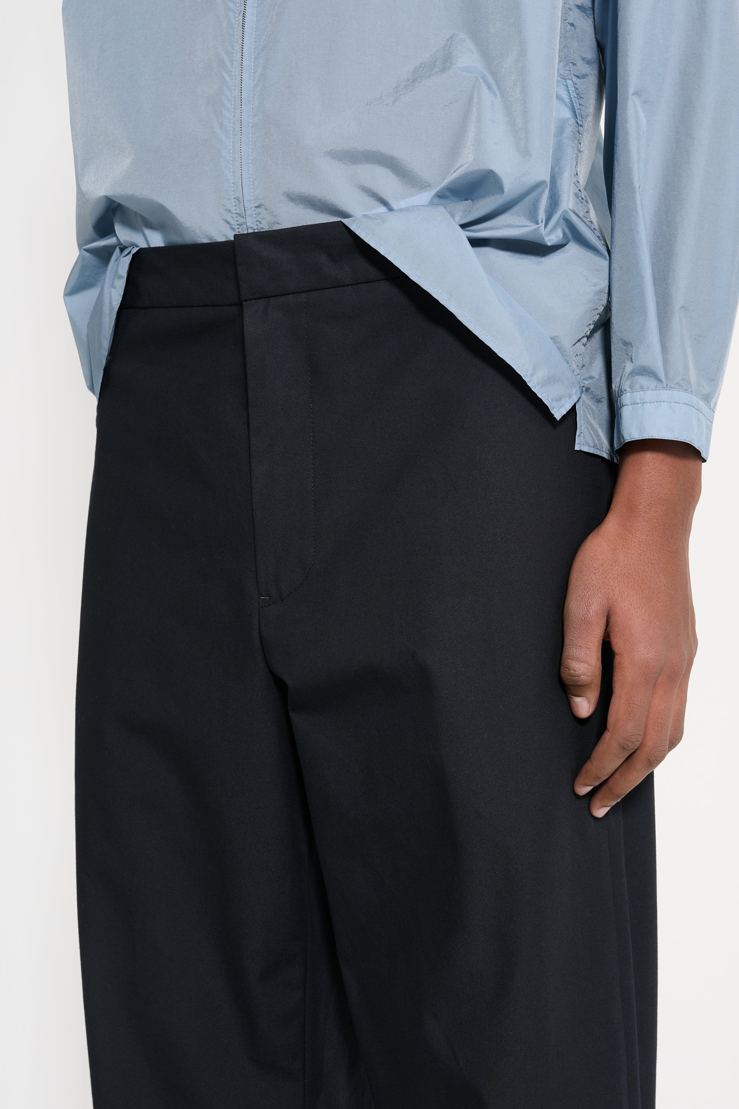 JIL SANDER+ ELASTICATED WAIST TROUSERS DARK NAVY - 3