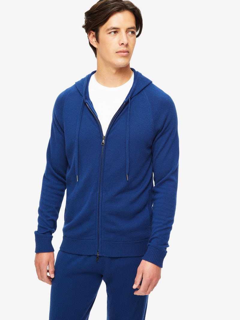 Men's Hoodie Finley Cashmere Electric Blue - 2