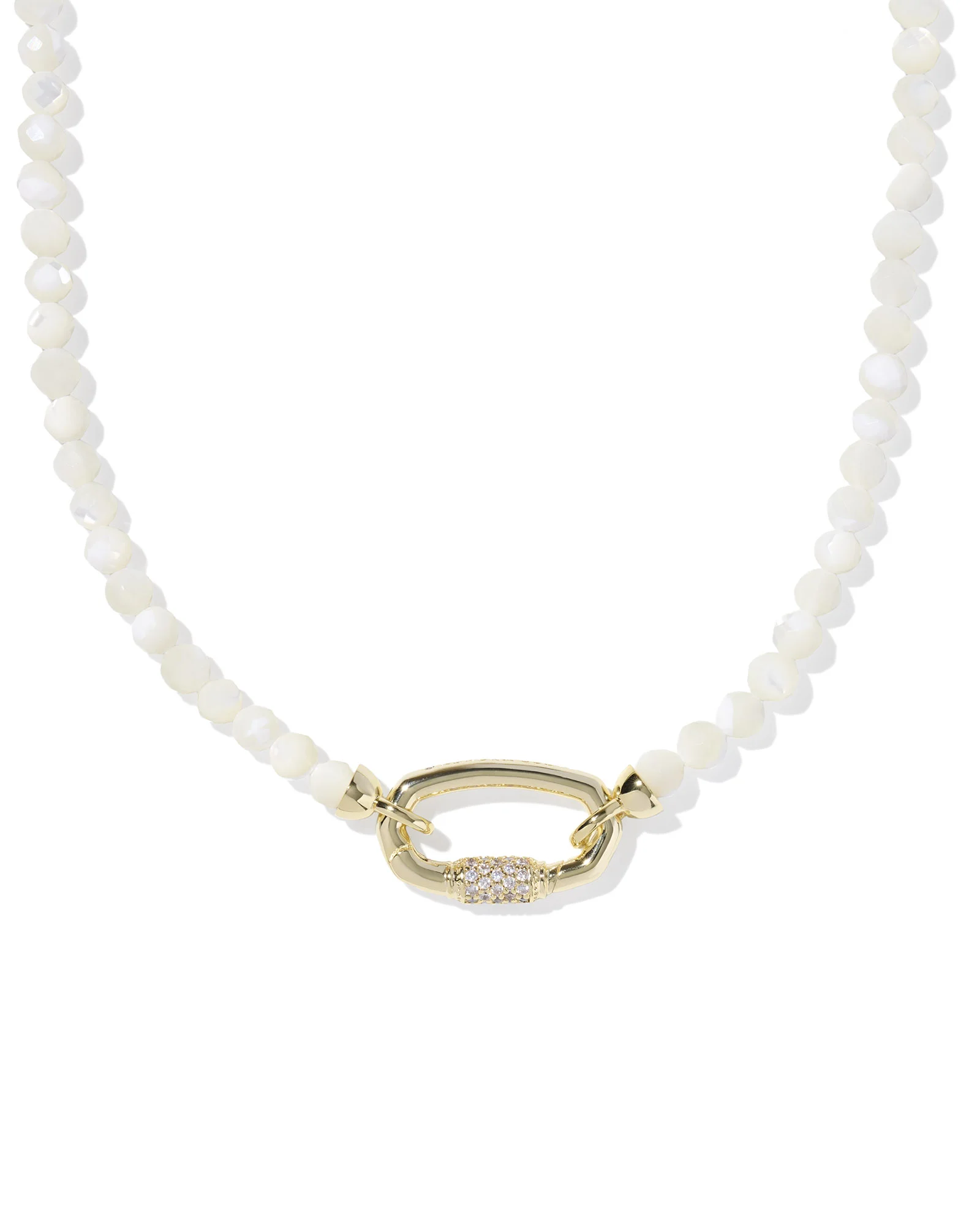 Emery Gold Beaded Strand Necklace - 1